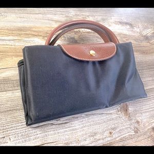 Longchamp Le Pliage Nylon Weekender - black